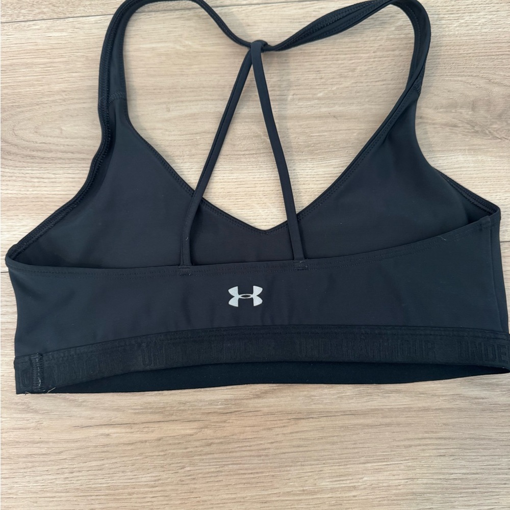 Under Armour Black Strappy Sports Bra